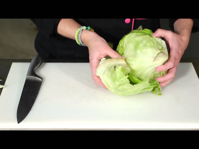 How to Cut a Head of Lettuce