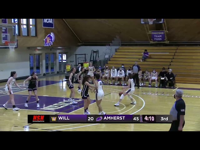 Williams Women’s Basketball Defeats Amherst in Overtime Thriller