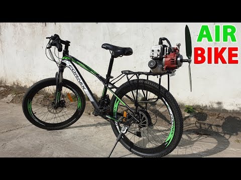Build a Air Bike at home - v2 - Using 2-Stroke 33cc Engine - Tutorial - UCFwdmgEXDNlEX8AzDYWXQEg
