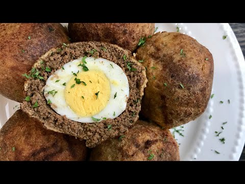 Scotch Eggs - Crispy Beef Wrapped Soft Cooked Egg  How to Make Scotch Eggs Raihana's Cuisines - UCoq4cyttGVBzqB5oDtSQsBA