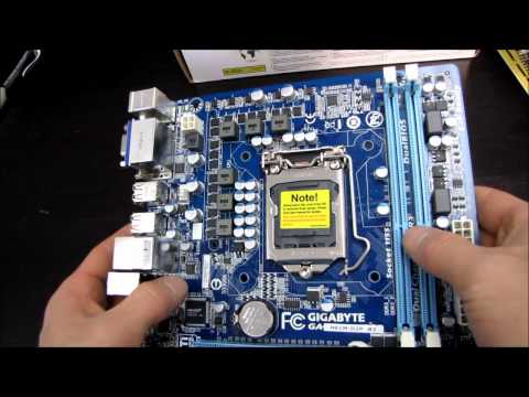 Gigabyte H61M-D2P-B3 H61 DDR3 Sandy Bridge Motherboard Unboxing & First Look Linus Tech Tips - UCXuqSBlHAE6Xw-yeJA0Tunw