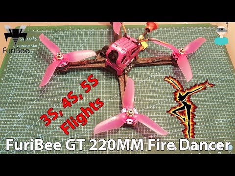 FuriBee GT 220MM Fire Dancer - Review, Setup & 3S,4S&5S Test Flights - UCOs-AacDIQvk6oxTfv2LtGA