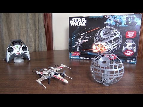 Air Hogs - Star Wars X-Wing vs Death Star - Review and Flight - UCe7miXM-dRJs9nqaJ_7-Qww