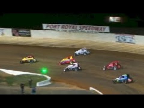 HIGHLIGHTS: USAC East Coast Sprint Cars | Port Royal Speedway | August 20, 2022 - dirt track racing video image
