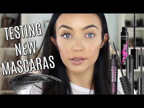 TESTING NEW HYPED UP MASCARAS: BENEFIT, NYX, ICONIC LONDON | Stephanie Ledda - UCUt0ZA6l_EidUnBFMR9BZig