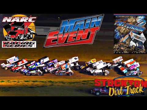 40th Annual Tribute To Gary Patterson A Main NARC King Of The West Sprint Cars Stockton Dirt Track - dirt track racing video image