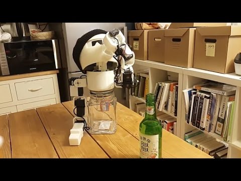 Tomorrow Daily - Robot Drinky toasts, downs shots with you, Ep. 296 - UCOmcA3f_RrH6b9NmcNa4tdg