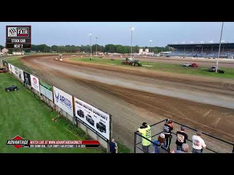 Clay County Fair Speedway | LIVE Look-In | Advantage Racing TV - dirt track racing video image