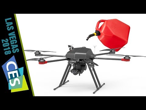 QL1200 Gas-Electric Hybrid Drone from Walkera at CES 2018 - UC7he88s5y9vM3VlRriggs7A