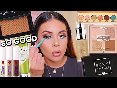 GET READY WITH ME: JULY BOXYCHARM + TESTING NEW MAKEUP! | JuicyJas - UCqTR5f7YkGro3cPv23SqcqQ