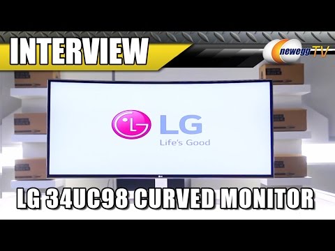 LG 34UC98 Ultra Wide Curved Monitor Interview - Newegg TV - UCJ1rSlahM7TYWGxEscL0g7Q