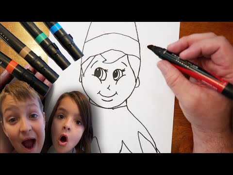 Drawing the ELF on the SHELF wearing ugly sweaters! - UCVj-Ho4WsjX3BuqU7UmXRbA