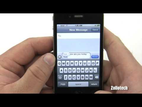 iPhone 4 Texting Overview - UCiQMYozSSTkJ2twtZM1bG9w