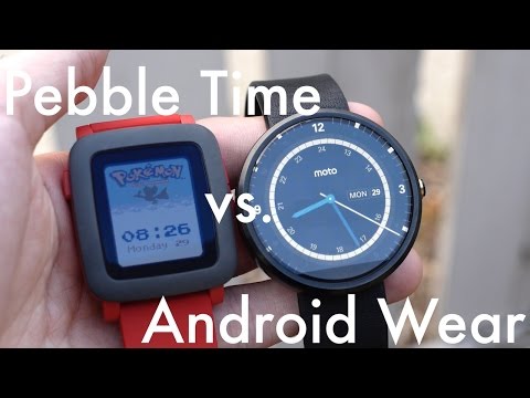 Pebble Time vs  Android Wear - UCO_vmeInQm5Z6dEZ6R5Kk0A