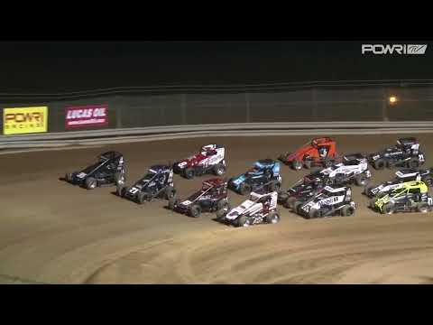 10.20.18 POWRi National Midget League at Southern Illinois Raceway - dirt track racing video image