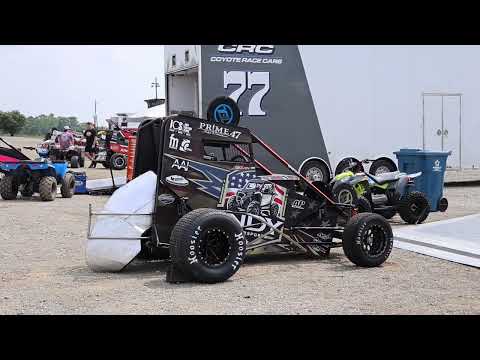 Who Is at Midget Week - dirt track racing video image