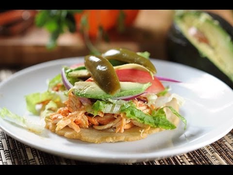 Salbutes yucatecos - Yucatan Stule tacos - Recetas de antojitos mexicanos - UCvg_5WAbGznrT5qMZjaXFGA