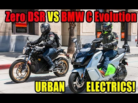 Urban Electric Motorcycles: BMW C Evolution Scooter And Zero DSR - UCUJeW9pnxhDZ5GA0TNRl4zg