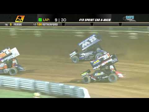 Highlights from Wednesday's entertaining 410 Sprint Car event at BAPS Motor Speedway - dirt track racing video image