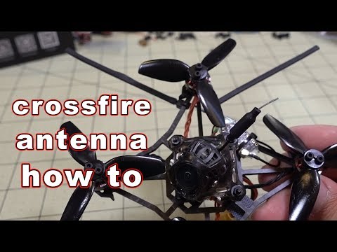 How to secure Crossfire antennas on the Larva-X  - UCnJyFn_66GMfAbz1AW9MqbQ