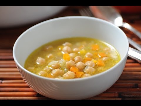 Garbanzos con zanahoria y apio - Chickpea and celery soup - Recetas de sopas - UCvg_5WAbGznrT5qMZjaXFGA