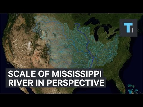 The scale of the Mississippi River in perspective - UCVLZmDKeT-mV4H3ToYXIFYg