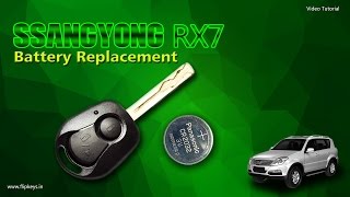 Sostituire batteria chiave Rexton RX7 W