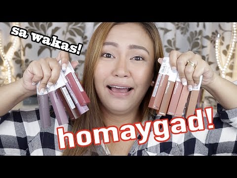 MAY FOREVER SA MAYBELLINE SUPERSTAY MATTE INK! UN-NUDES! - UCDGdRHdLtV7VS_nWg9C2RVA