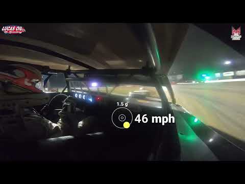 #0F Mason Beck - USRA Stock Car - 7-3-2025 Lucas Oil Speedway - In Car Camera - dirt track racing video image