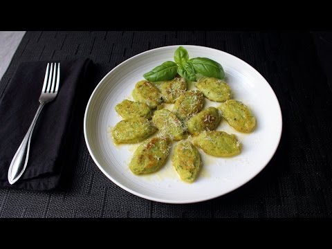 Basil Ricotta Gnocchi Recipe - How to Make Easy Ricotta Cheese Dumplings - UCRIZtPl9nb9RiXc9btSTQNw