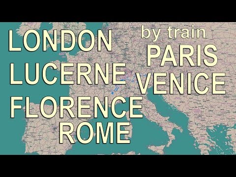 Rome, Florence, Venice, Lucerne, Paris, London by train - UCvW8JzztV3k3W8tohjSNRlw