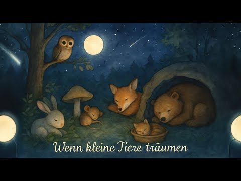 Wenn kleine Tiere träumen 🐾 Sanftes Schlaflied für Kinder 😴