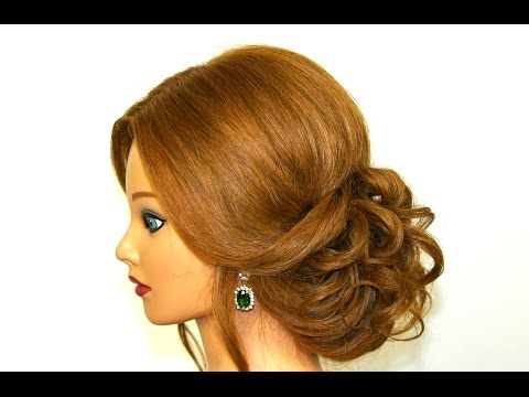 Romantic hairstyle for long medium hair. Easy updo tutorial - UCBDR4TSiuXpWFNSA4cxPp6g