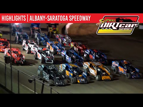 Super DIRTcar Series Big Block Modifieds Albany-Saratoga Speedway September 24, 2022 | HIGHLIGHTS - dirt track racing video image