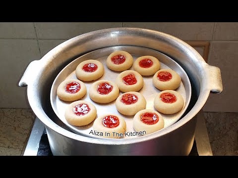 Biscuit Recipe Without Oven - Biscuit Recipe - Cookies Recipe - Jam Biscuits - Aliza In The Kitchen