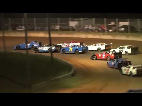Friday 08/13/21 Gladiator CRUSA Street Stock Feature Race - car hit the wall hard - dirt track racing video image