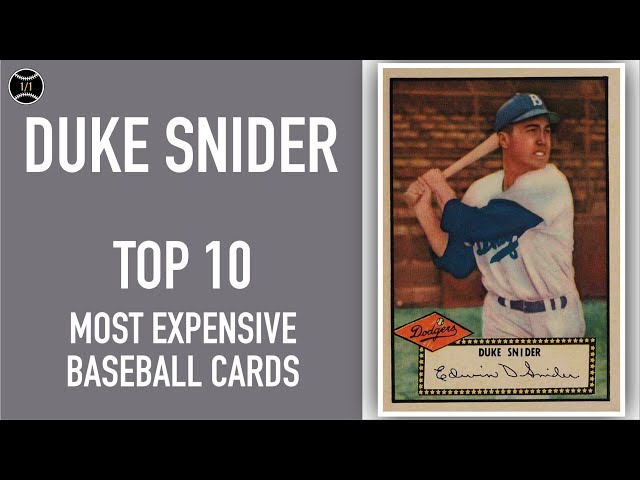 Why the Duke Snider Baseball Card is a Must Have for Collectors