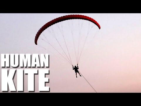 HUMAN KITE | Paramotoring Tow Winch Training - UC9zTuyWffK9ckEz1216noAw