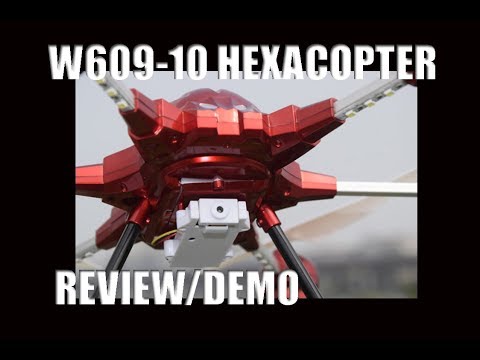 W609-10 HEXACOPTER DRONE - Fun Beginner Drone - REVIEW/DEMO - UCm0rmRuPifODAiW8zSLXs2A