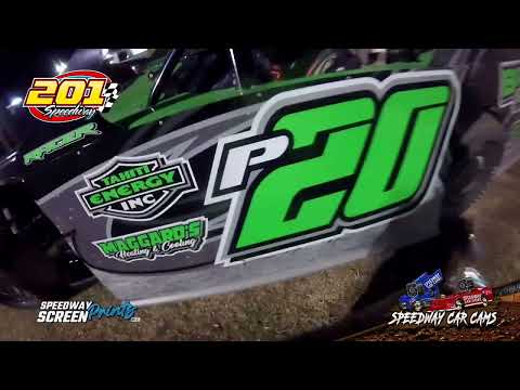 Winner P20  Ervin Vance - 8-2-25 201 Speedway - In-Car Camera - dirt track racing video image