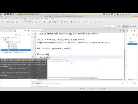 25  JAVA Networking Http & Https URL Connection