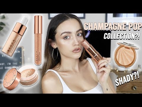 BECCA CHAMPAGNE POP COLLECTION | Try on Review - HIT OR MISS - UC8v4vz_n2rys6Yxpj8LuOBA