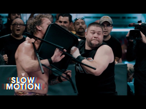 Watch Owens and Jericho's brutal battle in slow-motion: Exclusive, May 3, 2017 - UCJ5v_MCY6GNUBTO8-D3XoAg