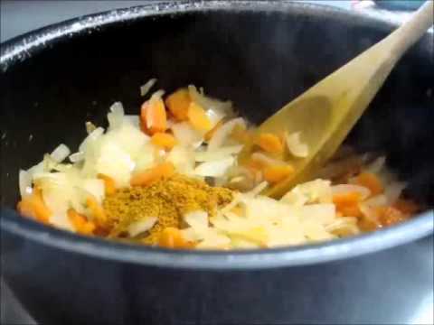 CURRIED SAUSAGES, A STEP BY STEP MEAL