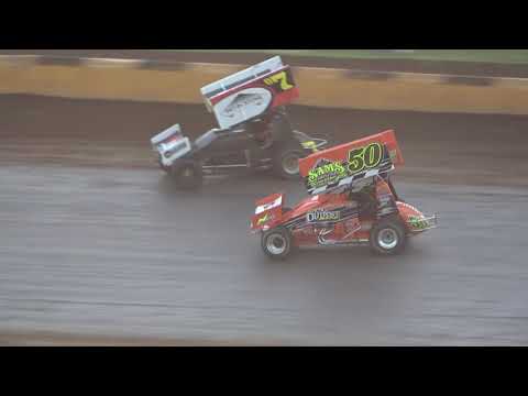 UMSS Wing Sprint Feature - Cedar Lake Speedway 06/11/2022 - dirt track racing video image