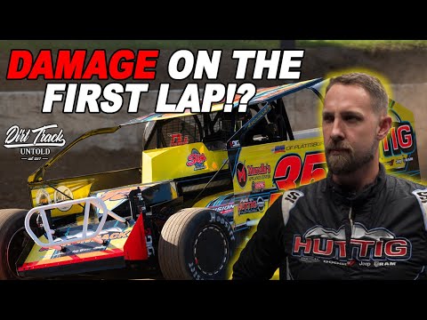 First Lap Disaster!! How Much Will It Cost Us!? - dirt track racing video image