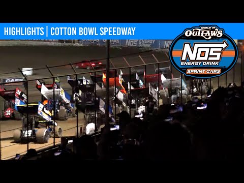 World of Outlaws NOS Energy Drink Sprint Cars at Cotton Bowl Speedway, March 5, 2022 | HIGHLIGHTS - dirt track racing video image