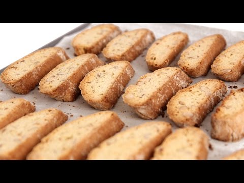 Almond Biscotti Recipe - Laura Vitale - Laura in the Kitchen Episode 557 - UCNbngWUqL2eqRw12yAwcICg