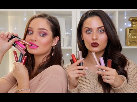 FULL FACE WITH LIQUID LIPSTICKS featuring Christen Dominique! - UCLFW3EKD2My9swWH4eTLaYw