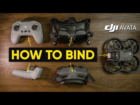 How To BIND DJI AVATA to FPV CONTROLLER &amp; GOGGLES V2 - UCR4EXjl2MLY7i1ia_IsKXTA